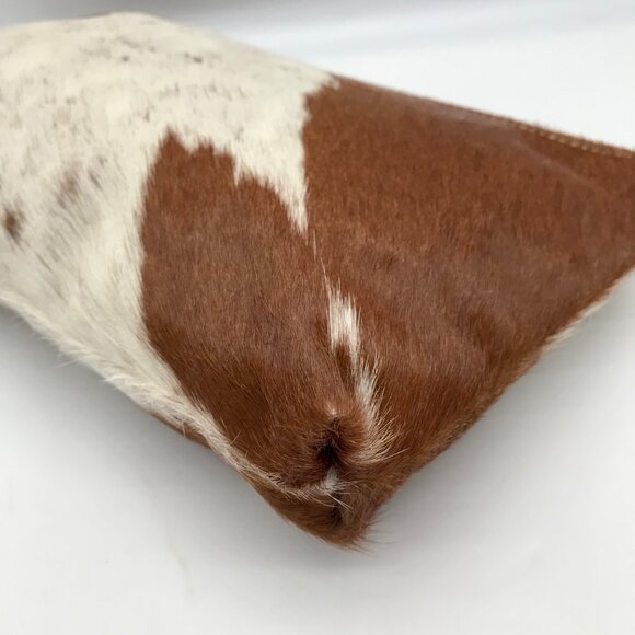 Myra Bag Snowy & Cocoa Hairon Pouch - Picture 6 of 10